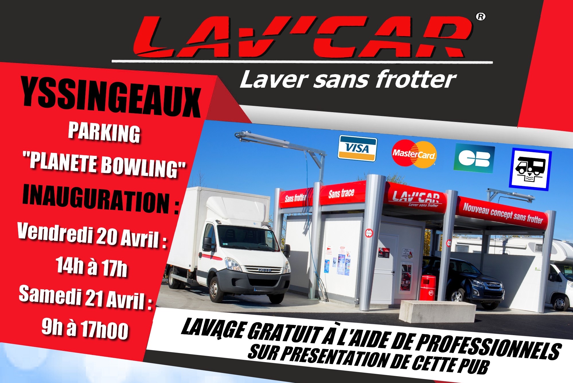 nouvelle station de lavage à yssingeaux