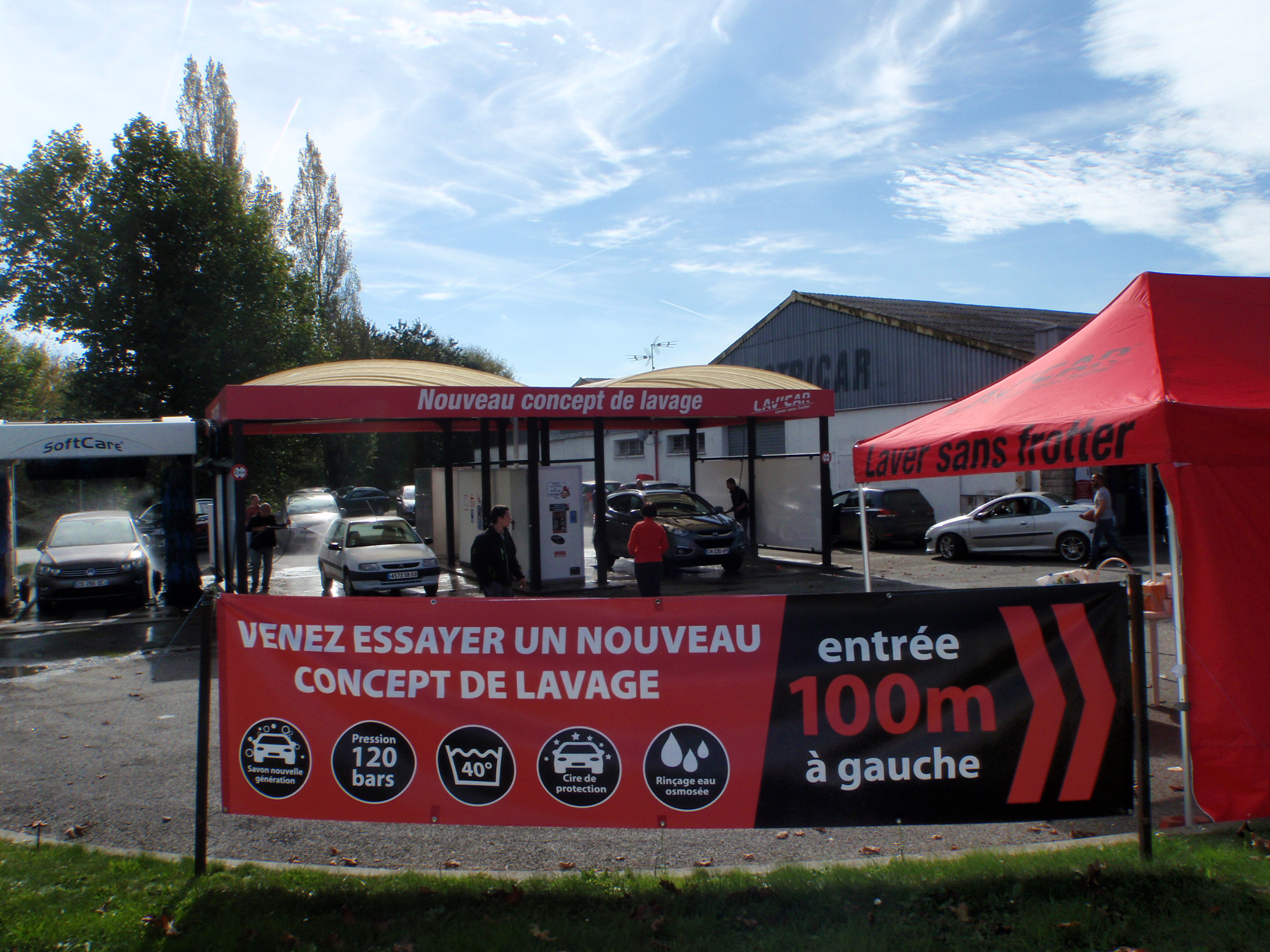 centre de lavage haute pression 